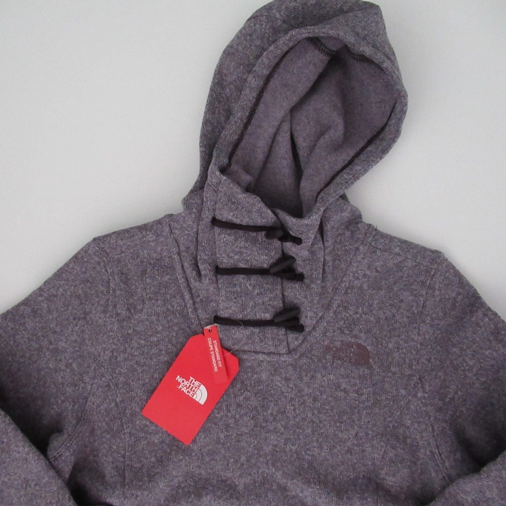 The North Face Crescent Hooded Pullover Purple - Picture 2 of 5